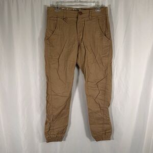 Publish Jogger Pants Men's 28 Beige Denim Today for Tomorrow 100% Cotton